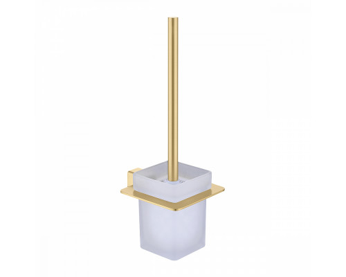 Ёршик для унитаза Raglo R301.10.03 с держателем,сатин золотой