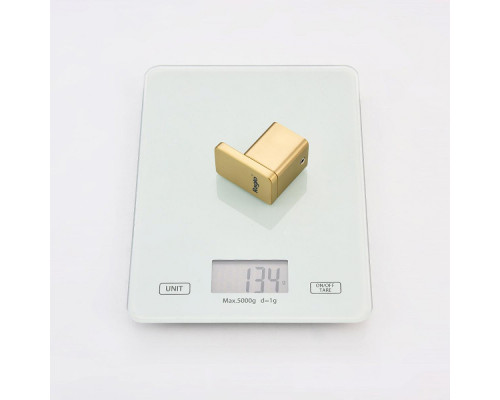 Крючок для полотенец Raglo R301.05.03 одинарный,сатин золотой