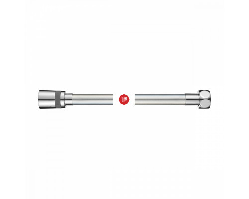 Шланг для душа Raglo R403.15.17 силиконовый 1,5 м, серебристый