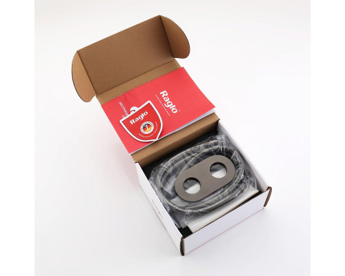 Смеситель Raglo R20.52.09 с гигиеническим душем встраиваемый , графит