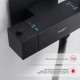 Смеситель Raglo R24.56.06 с гигиеническим душем встраиваемый с термостатом , черный