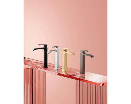 Смеситель Raglo R02.15 для раковины высокий монолитный, хром