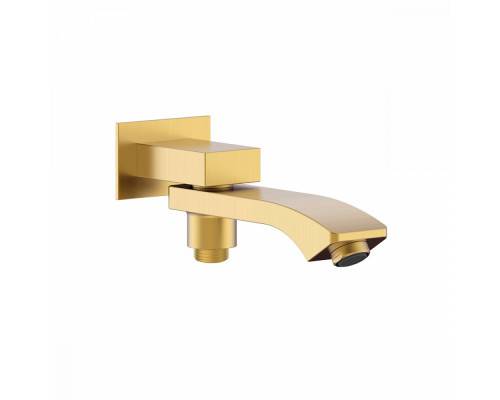 Встраиваемый наполнитель Raglo R473.70.03 для ванны и душа излив поворотный 20см с функцией переключения латунь, сатинзолотой