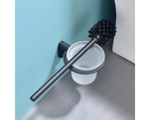 Ёршик для унитаза Raglo R300.10.06 с держателем,черный