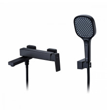 Смеситель Raglo R30.30.06 для ванны и душа настенный излив поворотный 15 см, черный