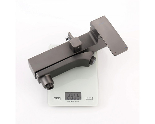 Душевая система Raglo R01.24.09 для ванны и душа излив поворотный 20 см, графит