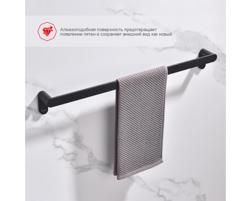 полотенцедержатель Raglo R300.01.06 одинарный 60 см,черный