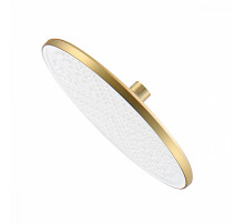 Лейка душевая верхняя Raglo R451.50.03 тропический душ ∅250мм пластик/силикон, Сатин золотой