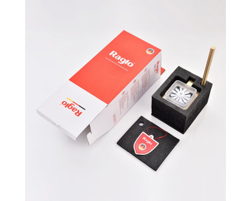 Ёршик для унитаза Raglo R301.10.03 с держателем,сатин золотой