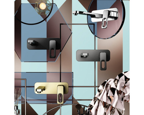 Смеситель Raglo R51.11 для раковины встраиваемый монолитный, хром