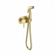 Смеситель Raglo R20.52.03 с гигиеническим душем встраиваемый , сатин золотой