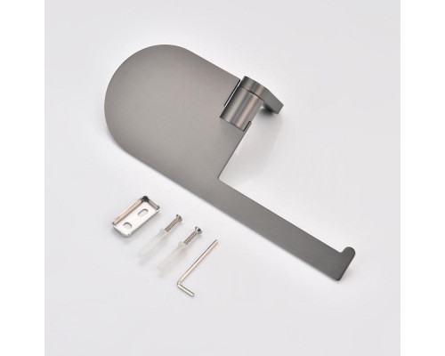 Держатель для туалетной бумаги Raglo R300.03.09 с полкой,графит