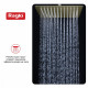 Лейка душевая верхняя Raglo R451.55.03 тропический душ 300*300мм нержавеющая сталь, Сатин золотой