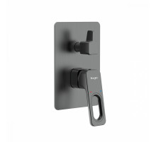 Смеситель Raglo R51.273.09 для ванны и душа встраиваемый на 3 режима , графит