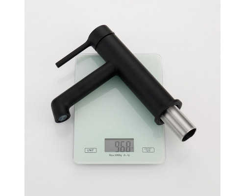 Смеситель Raglo R20.10.06 для раковины монолитный, черный