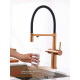 Смеситель Raglo R20.63.33 для кухни с подключением к фильтру съёмный гибкий излив с магнитным фиксатором, матовая медь