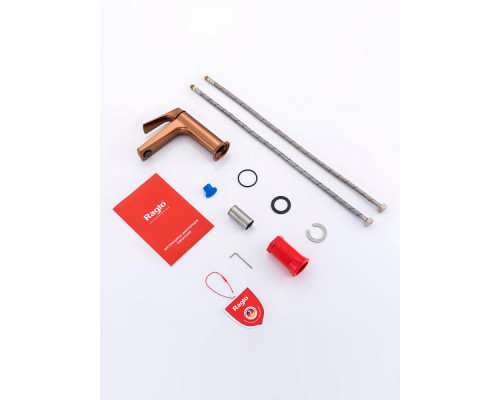 Смеситель Raglo R07.10.33 для раковины монолитный, матовая медь