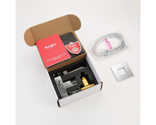 Смеситель Raglo R24.56 с гигиеническим душем встраиваемый с термостатом , хром