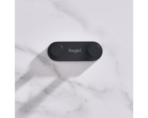 Крючок для полотенец Raglo R300.052.06 двойной,черный