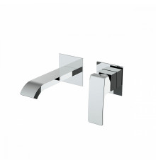 Смеситель Raglo R02.11 для раковины встраиваемый монолитный, хром