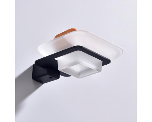 Мыльница Raglo R301.02.06 с держателем,черный