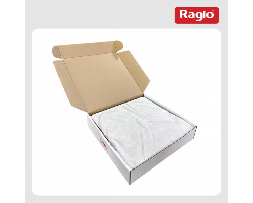 Лейка душевая верхняя Raglo R451.55.06 тропический душ 300*300мм нержавеющая сталь, черный