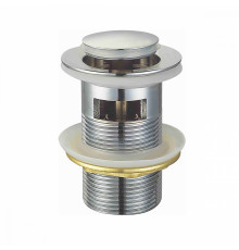 Донный клапан для раковины Raglo R600.05 c переливом (клик-клак), латунь, хром