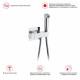 Смеситель Raglo R24.56 с гигиеническим душем встраиваемый с термостатом , хром