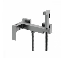 Смеситель Raglo R01.51.09 с гигиеническим душем настенный , графит