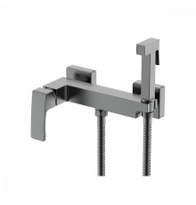 Смеситель Raglo R01.51.09 с гигиеническим душем настенный , графит