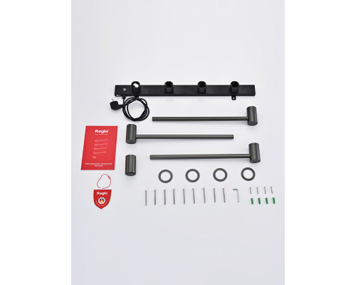 Полотенцесушитель электрический RAGLO R350.51.09 встраиваемый сенсорный с терморегулятором , графит