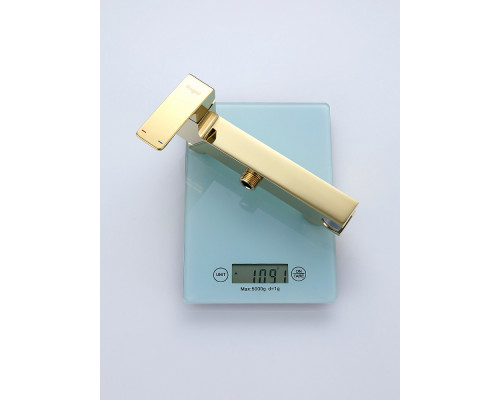 Смеситель Raglo R01.51.23 с гигиеническим душем настенный , золото