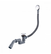 Слив-перелив для ванны Raglo R600.31 автоматический (клик-клак), латунь/пластик, хром