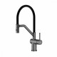 Смеситель Raglo R86.41.09 для кухни съёмный гибкий излив с магнитным фиксатором, графит