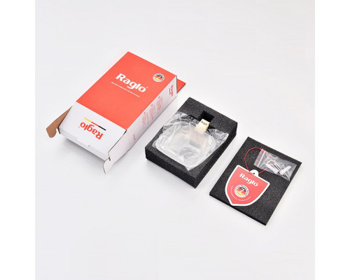 Мыльница Raglo R301.02.03 с держателем,сатин золотой