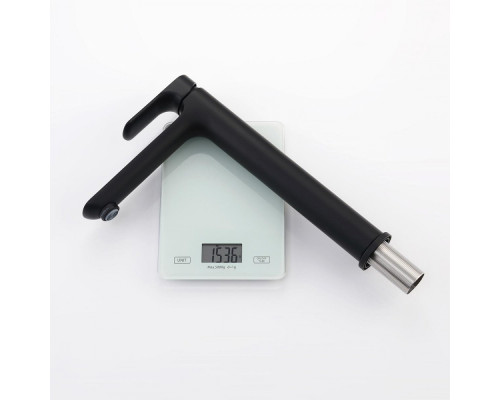 Смеситель Raglo R03.15.06 для раковины высокий монолитный, черный