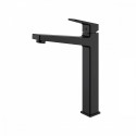 Смеситель Raglo R30.15.06 для раковины высокий монолитный, черный