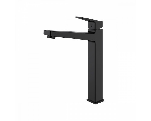 Смеситель Raglo R30.15.06 для раковины высокий монолитный, черный