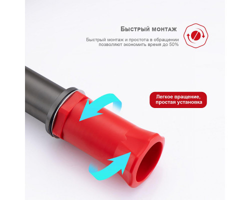 Смеситель Raglo R10.15.09 для раковины высокий монолитный, графит