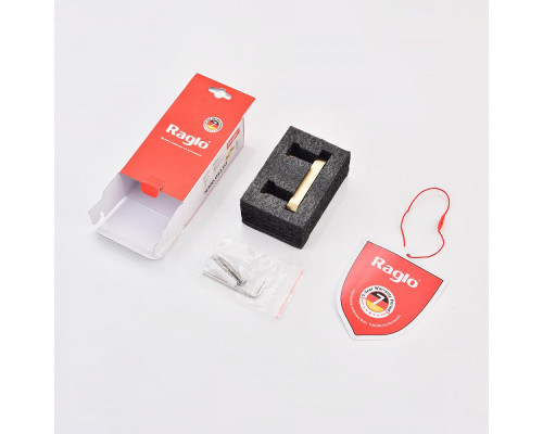 Крючок для полотенец Raglo R300.052.03 двойной,сатин золотой