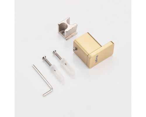 Крючок для полотенец Raglo R301.05.03 одинарный,сатин золотой