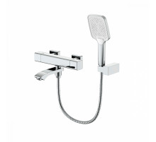 Смеситель Raglo R01.36 для ванны и душа с термостатом излив повротный 15 см, хром