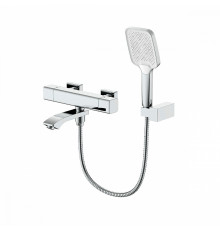 Смеситель Raglo R01.36 для ванны и душа с термостатом излив повротный 15 см, хром