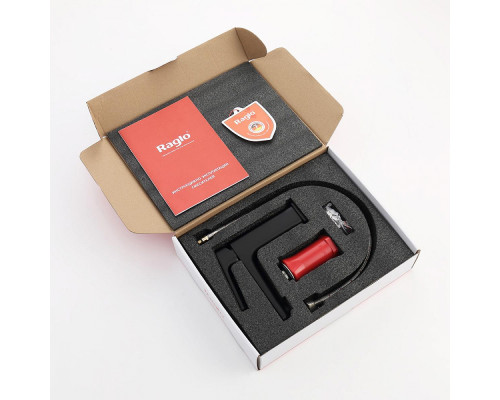 Смеситель Raglo R51.10.06 для раковины монолитный, черный