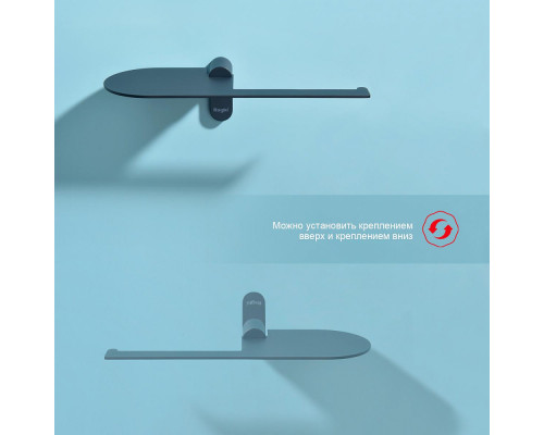 Держатель для туалетной бумаги Raglo R300.03.06 с полкой,черный