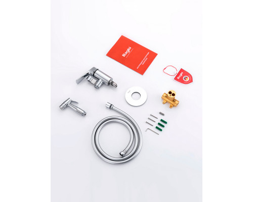 Смеситель Raglo R07.52 с гигиеническим душем встраиваемый , хром