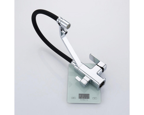 Смеситель Raglo R85.62 для кухни с подключением к фильтру съёмный гибкий излив с магнитным фиксатором, хром