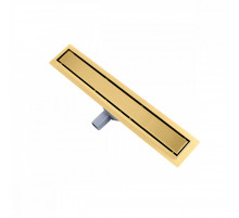 Душевой трап двухсторонний/под плитку Raglo R652.70.03 700мм, нержавеющая сталь, сатин золотой