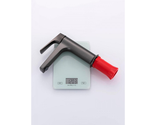 Смеситель Raglo R07.10.09 для раковины монолитный, графит