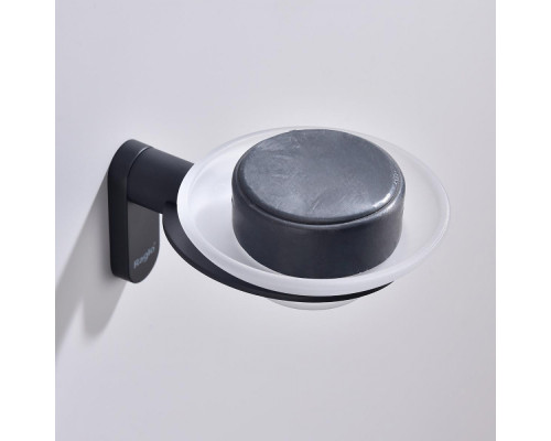 Мыльница Raglo R300.02.06 с держателем,черный